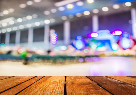 blurred image of concert hall for background usage .の写真素材