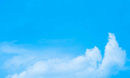 image of blue sky and white cloud texture for background usage.