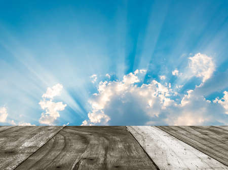 image of clear sky on day time for background usage.の写真素材