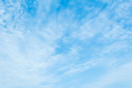 image of blue sky and white cloud texture for background usage.の写真素材