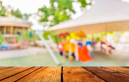 blur image of roundabout in theme park for background usage.の写真素材