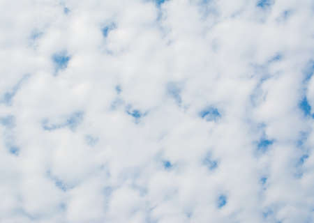 image of blue sky and white cloud texture for background usage.の写真素材