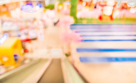 image of escalators at the modern shopping mall .の写真素材