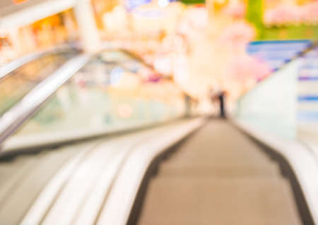 image of escalators at the modern shopping mall .の写真素材