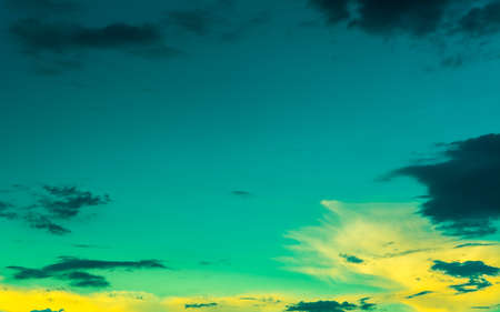 vintage tone blue skyの写真素材