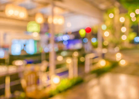 blur coffee shopの写真素材