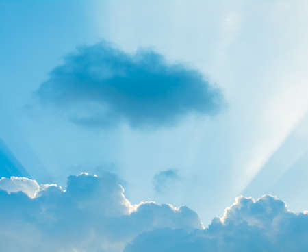 mage of clear sky on day time for background usage .の写真素材