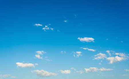 image of blue sky white clouds on day time for background usage.の写真素材