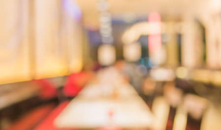 image of Coffee shop blur background with bokeh.の写真素材