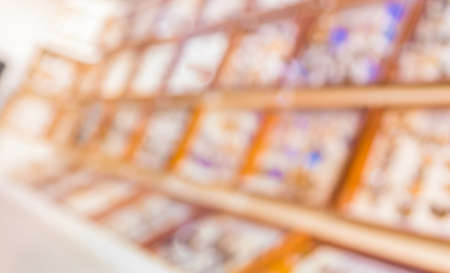 blur image of Collection of beetle butterfly wasps and insects gallery in the room .の写真素材