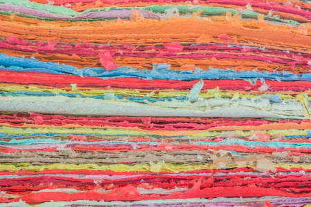 Layer of  Handmade paper texture(Sa Paper) image.の写真素材