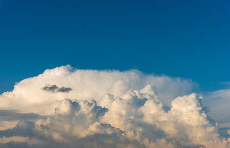 image of blue sky and white clouds on day time.の写真素材