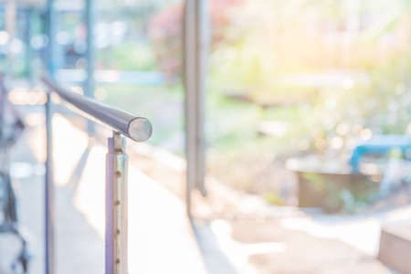 Image of balance bar in hospital day time .の写真素材