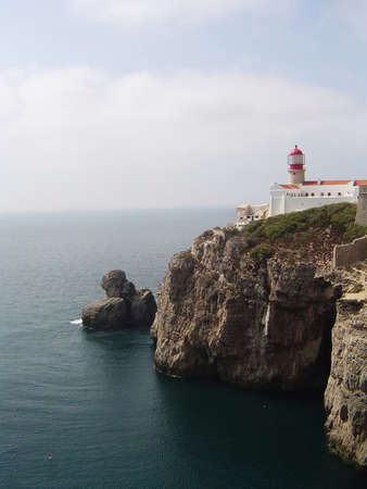Lighthouse at the end of the world (Cape St. Vincent)                               の写真素材