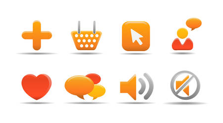 Web icon set 5 | Pumpkin seriesのイラスト素材