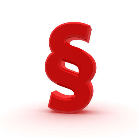 Render of paragraph sign