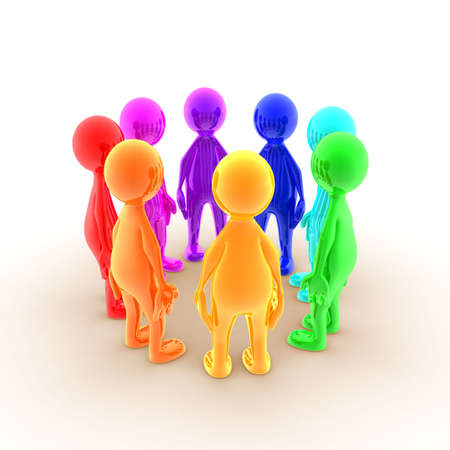 Let's talk businessの写真素材