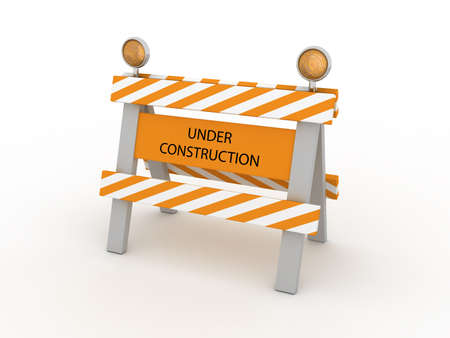 Concept image representing work in progress, under construction,...