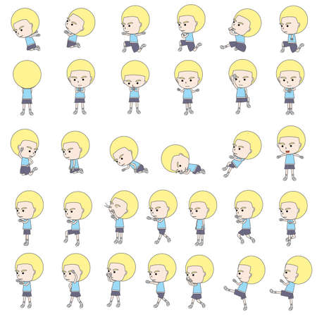 Nationnal Thai Boxing training and fightingのイラスト素材