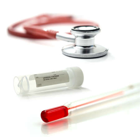Studio macro montage of various healthcare images with soft shadows.