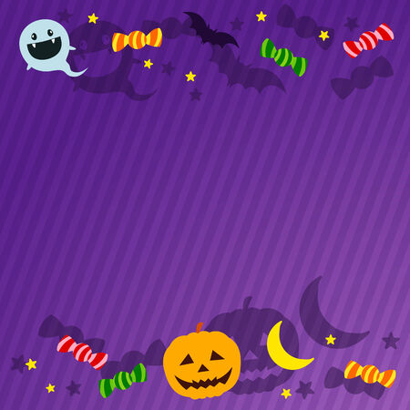 Halloween Background Materialのイラスト素材