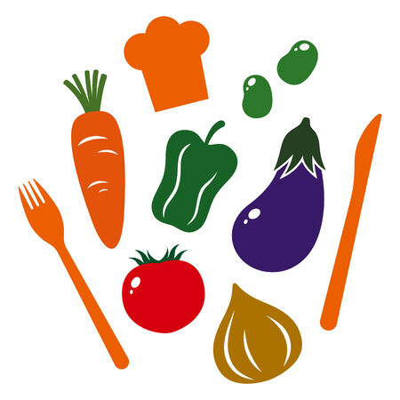 Vegetables iconのイラスト素材