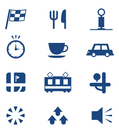 Icon setのイラスト素材