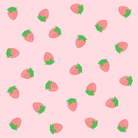 Strawberry backgroundのイラスト素材