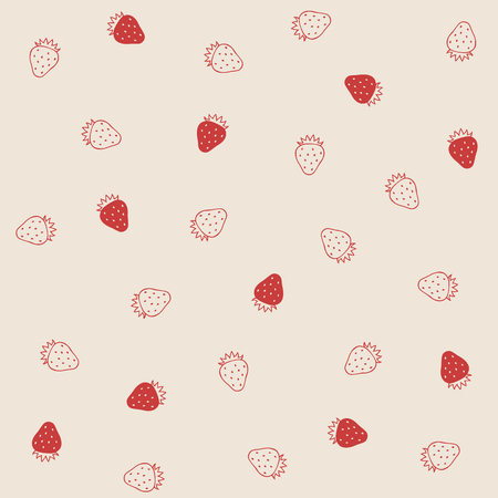 Strawberry backgroundのイラスト素材