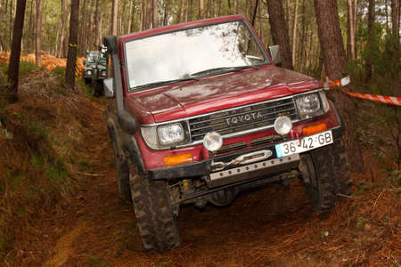SERTÃ, PORTUGAL - March 17: An unknown driver/team participating in 3º TT Jeep Tour, organized by...