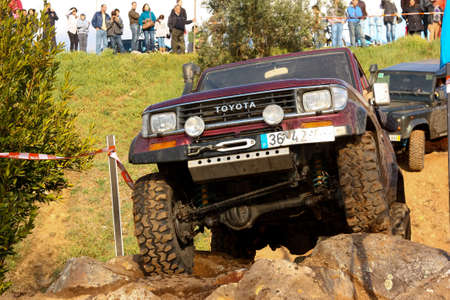 SERTÃ, PORTUGAL - March 17: An unknown driver/team participating in 3º TT Jeep Tour, organized by...