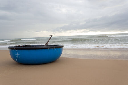 boat on beachの写真素材