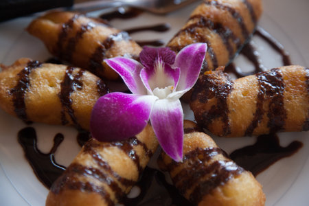 Closeup sweet gulub jaman indian desert.の写真素材