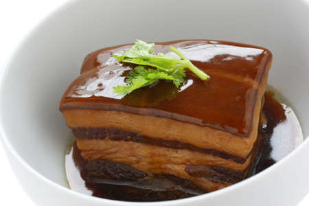 chinese braised pork belly, dongpo porkの写真素材
