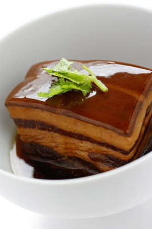 chinese braised pork belly, dongpo porkの写真素材