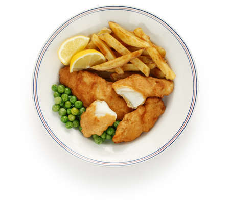 fish and chips, british foodの写真素材