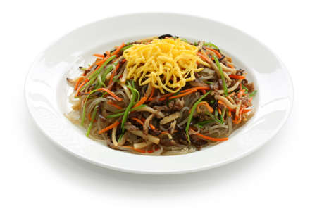 japchae, korean cuisineの写真素材