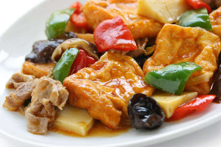 home style bean curd, chinese cuisineの写真素材
