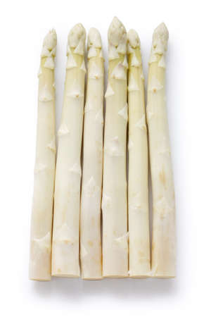 white asparagusの写真素材