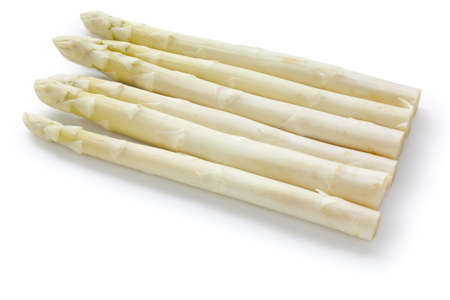 white asparagusの写真素材