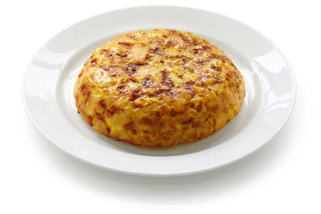 tortilla, spanish potato omeletの写真素材