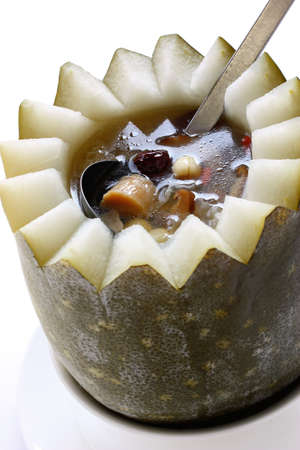 winter melon soup, chinese cuisineの写真素材