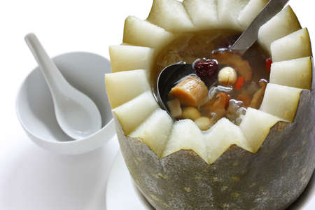 winter melon soup, chinese cuisineの写真素材