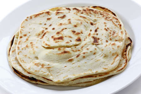 parotta, south indian layered flat breadの写真素材