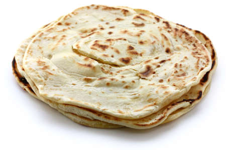 parotta, south indian layered flat breadの写真素材