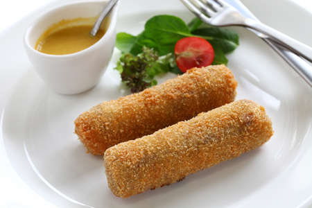 dutch beef croquetteの写真素材