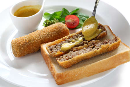 dutch beef croquetteの写真素材