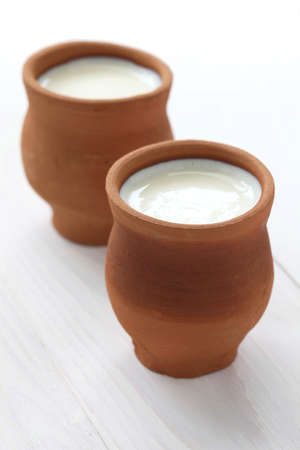 lassi, indian yogurt drinkの写真素材