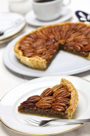homemade pecan pieの写真素材