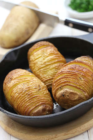hasselback potatoes, swedish food